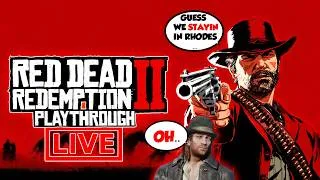 Thumbnail: THE RHODES FEUD ESCALATES!! - Red Dead Redemption II PLAYTHROUGH CONTINUES (PC) - LIVE
