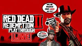 Thumbnail: INTO RHODES WE RIDE!! - Red Dead Redemption II PLAYTHROUGH CONTINUES (PC) - LIVE