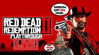Thumbnail: TROUBLE NEVER STAYS BURIED!! - Red Dead Redemption II PLAYTHROUGH CONTINUES (PC) - LIVE