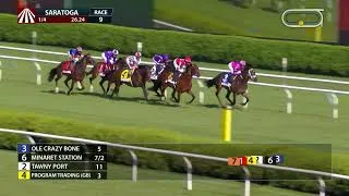 Thumbnail: WHAT A FINISH in the G1 Christophe Clement Turf Stakes 🤯