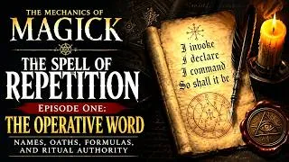 Thumbnail: The Mechanics of Magick: The Spell of Repetition Episode 1- The Operative Word