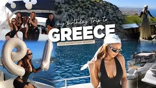 Thumbnail: 🌴🌊 GREECE TRAVEL VLOG | My 19th Birthday Trip 🇬🇷Yacht Day, Girls Trip & Pure Chaos