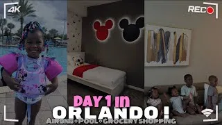 Thumbnail: Orlando Family Vacation Begins! Airbnb Tour, Grocery Haul, Pool & Breakfast Vlog