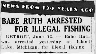 Thumbnail: June, 1926: Babe Ruth arrested, a fistfight in Congress, and a 5,000 Passenger Ferry Sinks