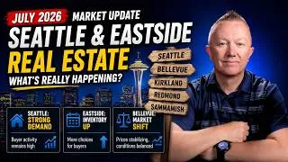 Thumbnail: July 2026 Seattle & Bellevue Real Estate Market Update | Prices, Inventory & Buyer Demand