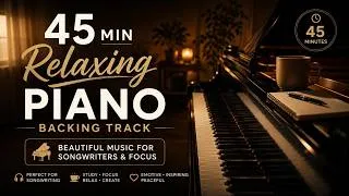 Thumbnail: 45 Min Piano Backing Track Playlist | Beautiful Chill Music for Songwriters & Focus