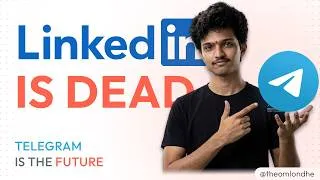 Thumbnail: Stop Applying on LinkedIn. Use Telegram Instead.