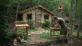 Thumbnail: Man Builds a Cozy Forest Cabin  from Scratch | Bushcraft Full Process