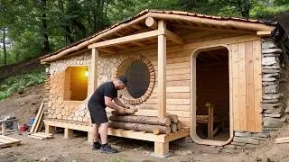 Thumbnail: Building a Secret Underground Shelter from Wood and Stone | Step by Step