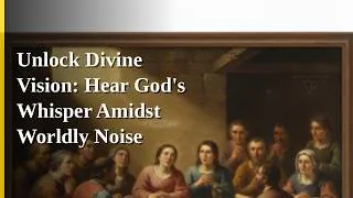 Thumbnail: Unlock Divine Vision: Hear God's Whisper Amidst Worldly Noise