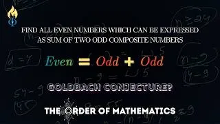 Thumbnail: Expressing Even Numbers as Sums of Odd Composites | Goldbach Conjecture | Twisted Version | Number