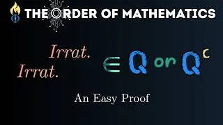 Thumbnail: Irrational to the Power of Irrational: An Easy Proof | The Order of Mathematics | #irrational_number