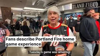 Thumbnail: Fans describe WNBA's Portland Fire home game experience