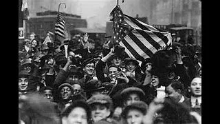 Thumbnail: Armistice reading from Diary 1919 November 11th.