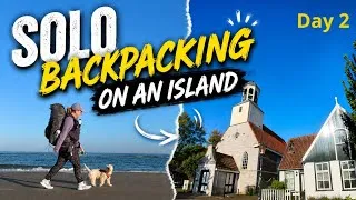 Thumbnail: Solo backpacking on an island day 2. Enjoying the beach, nature and an amazing breakfast. #texel