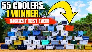 Thumbnail: Best Cooler 2026? 55 Coolers Tested in MASSIVE Ice Challenge!
