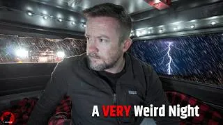 Thumbnail: Intruder Crashes into my Camp, Damages His Truck - Weird Storm Truck Camping Overnight