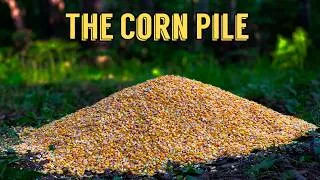 Thumbnail: We Left a GIANT PILE OF CORN in the Woods. Here's what happened! Trail Camera: The Corn Pile