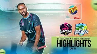 Thumbnail: Highlights | Jaffna Flamingos vs N'Eliya Highlanders | Day 01 | Sri Lanka Tennis Premire League 2026