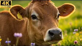 Thumbnail: Sleep Instantly: 3 Hours of Calming Cowbell Sounds in Ultra HD 4K 💤🐮