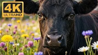 Thumbnail: Ultimate 4K Angus Cattle Escape: Calming Cow Sounds for Deep Sleep 🏔️🐮