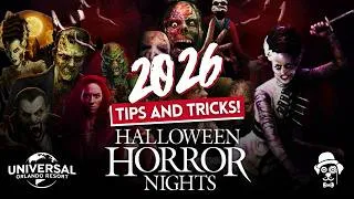 Thumbnail: Over 10 NEW Tips and Tricks for Halloween Horror Nights 2026!