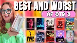 Thumbnail: The BEST & WORST Books I Read In Q2 | Faves, Flops and Absolute BANGERS 🙌🏻⭐️