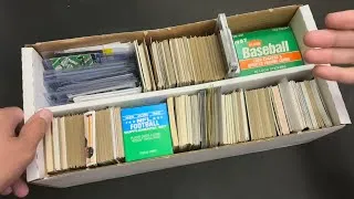 Thumbnail: AN OLD SPORTS CARD "FUN BOX" FOR $20!