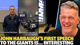 Thumbnail: John Harbaugh's First Speech To The Giants Is... Definitely Something