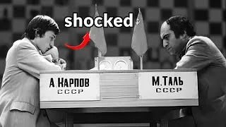 Thumbnail: When Mikhail Tal Crushed Anatoly Karpov With a Brilliant Sacrifice