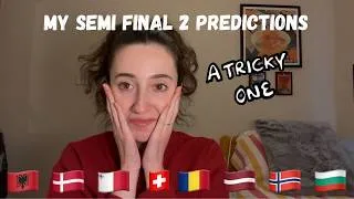 Thumbnail: EUROVISION 2026 - MY SEMI FINAL 2 PREDICTIONS (WHO WILL QUALIFY!?)