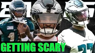 Thumbnail: Things are getting SCARY in training camp from Quinyon Mitchell vs Dontayvion Wicks 👀