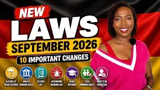 Thumbnail: NEW LAWS & RULES in Germany 🇩🇪 September 2026 | What Foreigners Need to Know