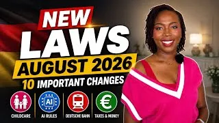 Thumbnail: 10 NEW LAWS & IMPORTANT CHANGES  in Germany | August 2026 🇩🇪