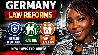 Thumbnail: GERMANY’S SOCIAL SYSTEM REFORMS 2026 🇩🇪 | NEW LAW Health Insurance, Pension & Family Benefits