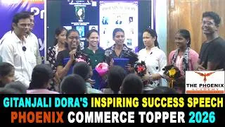 Thumbnail: Gitanjali Dora's Inspiring Success Speech | Commerce Topper 2026