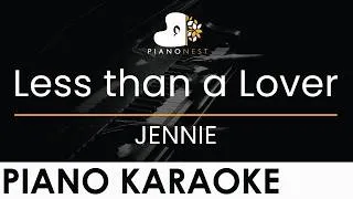 Thumbnail: JENNIE - Less than a Lover - Piano Karaoke Instrumental Cover with Lyrics