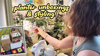 Thumbnail: Planter Haul Unboxings and Plant Styling | 13 New Planters!
