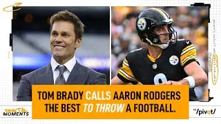 Thumbnail: Tom Brady says Aaron Rodgers is the best thrower of a football the game has ever seen| The Pivot