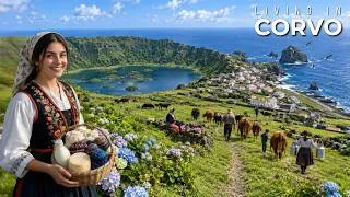 Thumbnail: Living in Corvo | The Tiny Island Village at the End of Europe | 4K Travel Documentary
