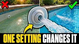 Thumbnail: The 'Secret' Pool Return Setting That Keeps Your Water Crystal Clear ALL Summer.