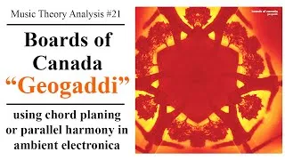 Thumbnail: Music Theory Analysis #21 - Boards of Canada - Geogaddi
