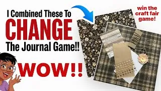 Thumbnail: A JOURNAL IDEA LIKE NO OTHER!  Craft Fair Gold!  Gift Giving Masterpiece!