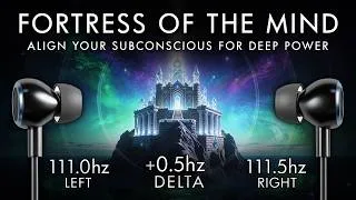 Thumbnail: Fortress of The Mind - 0.5 Hz Delta Binaural Beats - Align Your Subconscious For Deep Power