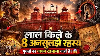 Thumbnail: लाल किले के 8 अनसुलझे रहस्य 😱 | मुगलों का गायब ख़ज़ाना कहाँ है? | Red Fort History in Hindi.