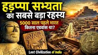 Thumbnail: हड़प्पा सभ्यता का सबसे बड़ा रहस्य | 5000 साल पहले भारत कितना एडवांस था?| Lost Civilization of India.