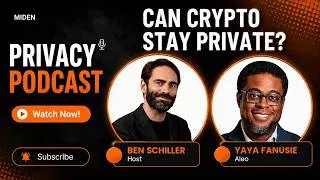 Thumbnail: Privacy, Stablecoins, and the Future of Financial Freedom, Featuring Yaya Fanusie