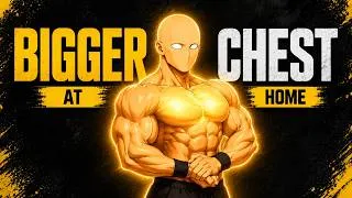 Thumbnail: How to Build a Bigger Chest at Home — 3 Exercises That Actually Work