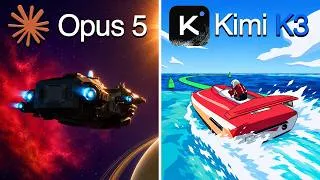 Thumbnail: Opus 5 vs Kimi K3: 5 Games, $2,300 vs $400