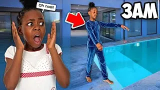 Thumbnail: GIRL CAUGHT SLEEPWALKING At 3AM...😱